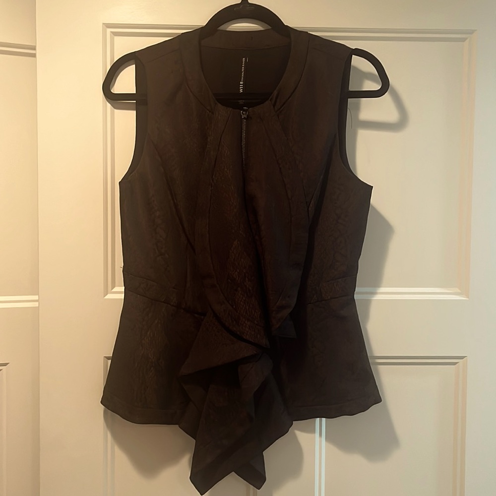W118 by Walter Baker ruffle front top